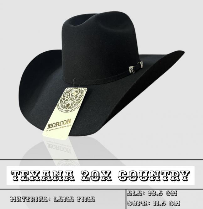 TEXANA 20X COUNTRY 733615121930 - Morcon Hats